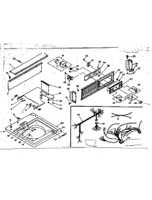 Top And Console Assembly parts for Kenmore Washer 110.6205720 (1106205720, 110 6205720) from AppliancePartsPros.com