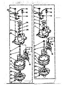 Pump Assembly parts for Kenmore Washer 110.6205754 (1106205754, 110 6205754) from AppliancePartsPros.com