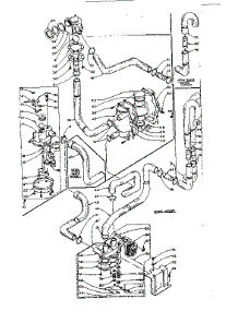 Water System parts for Kenmore Washer 110.6205800 (1106205800, 110 6205800) from AppliancePartsPros.com
