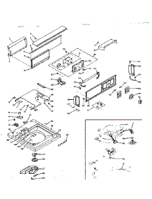 Top And Console Assembly parts for Kenmore Washer 110.6205805 (1106205805, 110 6205805) from AppliancePartsPros.com