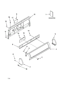Console Panel Parts parts for Kenmore Dryer 110.62062103 (11062062103, 110 62062103) from AppliancePartsPros.com