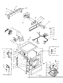 Machine Sub-Assembly parts for Kenmore Dryer 110.6207401 (1106207401, 110 6207401) from AppliancePartsPros.com