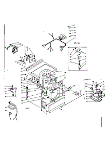 Machine Sub-Assembly parts for Kenmore Dryer 110.6207420 (1106207420, 110 6207420) from AppliancePartsPros.com