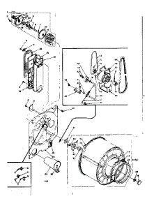 Bulkhead Assembly parts for Kenmore Dryer 110.6207421 (1106207421, 110 6207421) from AppliancePartsPros.com