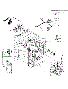 Machine Sub-Assembly parts for Kenmore Dryer 110.6207421 (1106207421, 110 6207421) from AppliancePartsPros.com