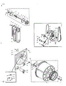 Bulkhead Assembly parts for Kenmore Dryer 110.6207430 (1106207430, 110 6207430) from AppliancePartsPros.com