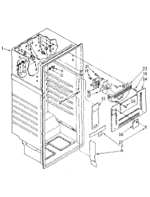 Liner parts for Kenmore Refrigerator 106.8698310 (1068698310, 106 8698310) from AppliancePartsPros.com