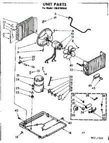Unit Parts parts for Kenmore Heat Pump System 106.8700540 (1068700540, 106 8700540) from AppliancePartsPros.com