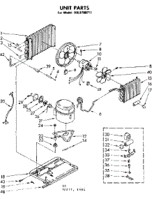 Unit Parts parts for Kenmore Heat Pump System 106.8700711 (1068700711, 106 8700711) from AppliancePartsPros.com