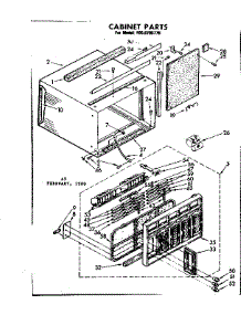Cabinet Parts parts for Kenmore Heat Pump System 106.8700770 (1068700770, 106 8700770) from AppliancePartsPros.com