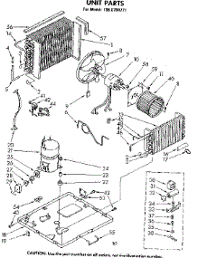 Unit Parts parts for Kenmore Heat Pump System 106.8700771 (1068700771, 106 8700771) from AppliancePartsPros.com