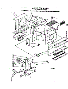 Air Flow Parts parts for Kenmore Heat Pump System 106.8701070 (1068701070, 106 8701070) from AppliancePartsPros.com
