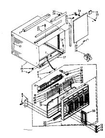 Cabinet Parts parts for Kenmore Heat Pump System 106.8701142 (1068701142, 106 8701142) from AppliancePartsPros.com