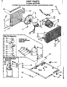 Unit Parts parts for Kenmore Heat Pump System 106.8701290 (1068701290, 106 8701290) from AppliancePartsPros.com