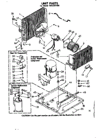 Unit Parts parts for Kenmore Heat Pump System 106.8701540 (1068701540, 106 8701540) from AppliancePartsPros.com
