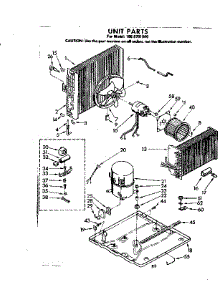 Unit Parts parts for Kenmore Heat Pump System 106.8701840 (1068701840, 106 8701840) from AppliancePartsPros.com