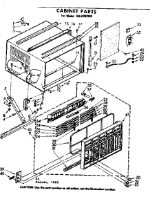 Cabinet Parts parts for Kenmore Heat Pump System 106.8702090 (1068702090, 106 8702090) from AppliancePartsPros.com