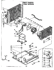 Unit Parts parts for Kenmore Heat Pump System 106.8702190 (1068702190, 106 8702190) from AppliancePartsPros.com