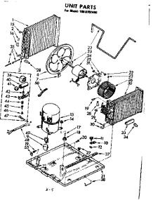 Unit Parts parts for Kenmore Heat Pump System 106.8702490 (1068702490, 106 8702490) from AppliancePartsPros.com
