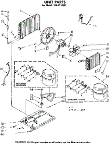 Unit Parts parts for Kenmore Heat Pump System 106.8710561 (1068710561, 106 8710561) from AppliancePartsPros.com
