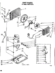 Unit Parts parts for Kenmore Heat Pump System 106.8710751 (1068710751, 106 8710751) from AppliancePartsPros.com