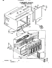 Cabinet Parts parts for Kenmore Heat Pump System 106.8711290 (1068711290, 106 8711290) from AppliancePartsPros.com