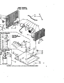 Unit Parts parts for Kenmore Heat Pump System 106.8711490 (1068711490, 106 8711490) from AppliancePartsPros.com