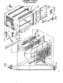 Cabinet Parts parts for Kenmore Heat Pump System 106.8711491 (1068711491, 106 8711491) from AppliancePartsPros.com