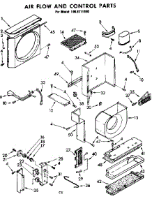 Air Flow And Control Parts parts for Kenmore Heat Pump System 106.8711890 (1068711890, 106 8711890) from AppliancePartsPros.com