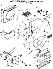 Air Flow And Control Parts parts for Kenmore Heat Pump System 106.8712080 (1068712080, 106 8712080) from AppliancePartsPros.com
