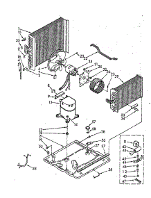 Unit parts for Kenmore Air Conditioner 106.8712190 (1068712190, 106 8712190) from AppliancePartsPros.com