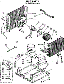 Unit Parts parts for Kenmore Heat Pump System 106.8712210 (1068712210, 106 8712210) from AppliancePartsPros.com
