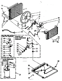 Unit Parts parts for Kenmore Room Air Conditioner 106.8721081 (1068721081, 106 8721081) from AppliancePartsPros.com