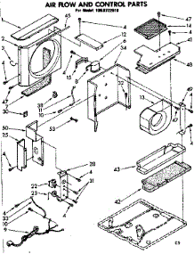 Air Flow And Control Parts parts for Kenmore Room Air Conditioner 106.8722010 (1068722010, 106 8722010) from AppliancePartsPros.com