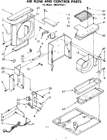 Air Flow And Control Parts parts for Kenmore Room Air Conditioner 106.8722011 (1068722011, 106 8722011) from AppliancePartsPros.com