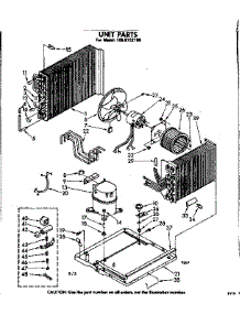 Unit Parts parts for Kenmore Room Air Conditioner 106.8722190 (1068722190, 106 8722190) from AppliancePartsPros.com