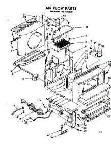 Air Flow Parts parts for Kenmore Room Air Conditioner 106.8722530 (1068722530, 106 8722530) from AppliancePartsPros.com