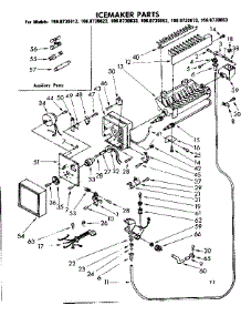 Icemaker Parts parts for Kenmore Refrigerator 106.8730813 (1068730813, 106 8730813) from AppliancePartsPros.com