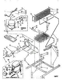 Unit Parts parts for Kenmore Refrigerator 106.8730913 (1068730913, 106 8730913) from AppliancePartsPros.com