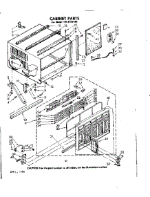 Cabinet Parts parts for Kenmore Heat Pump System 106.8731590 (1068731590, 106 8731590) from AppliancePartsPros.com