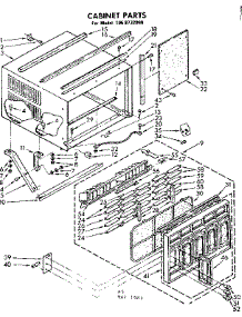 Cabinet Parts parts for Kenmore Heat Pump System 106.8732090 (1068732090, 106 8732090) from AppliancePartsPros.com