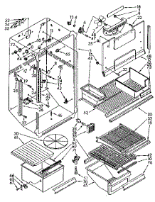 Liner Parts parts for Kenmore Refrigerator 106.8740832 (1068740832, 106 8740832) from AppliancePartsPros.com