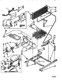 Unit Parts parts for Kenmore Refrigerator 106.8740871 (1068740871, 106 8740871) from AppliancePartsPros.com