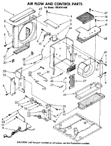 Air Flow And Control parts for Kenmore Heat Pump System 106.8741490 (1068741490, 106 8741490) from AppliancePartsPros.com