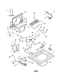 Top And Lid parts for Kenmore Washer 110.22086102 (11022086102, 110 22086102) from AppliancePartsPros.com