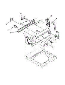 Control Panel parts for Kenmore Washer 110.22662100 (11022662100, 110 22662100) from AppliancePartsPros.com
