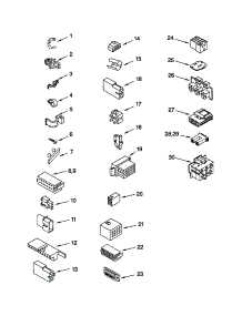 Wiring Harness parts for Kenmore Washer 110.22692100 (11022692100, 110 22692100) from AppliancePartsPros.com