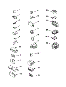 Wiring Harness parts for Kenmore Washer 110.22702100 (11022702100, 110 22702100) from AppliancePartsPros.com