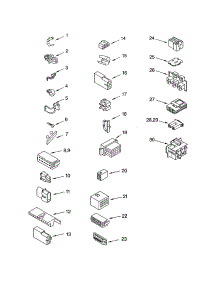 Wiring Harness parts for Kenmore Washer 110.22802101 (11022802101, 110 22802101) from AppliancePartsPros.com