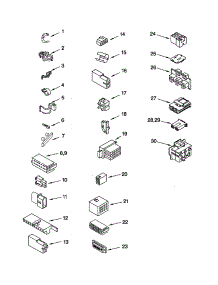 Wiring Harness parts for Kenmore Washer 110.22832100 (11022832100, 110 22832100) from AppliancePartsPros.com
